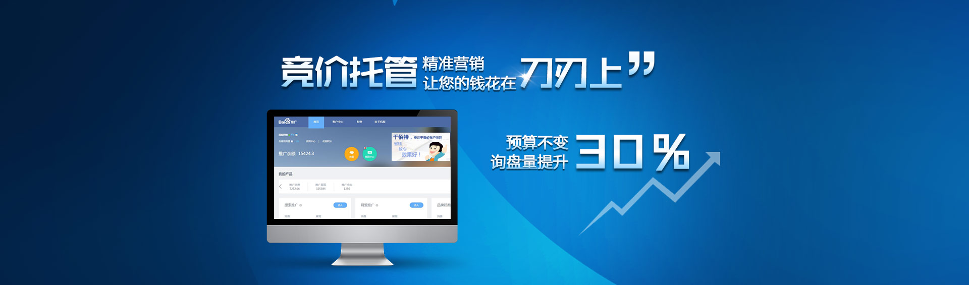 競(jìng)價(jià)托管，精準(zhǔn)營銷讓您的錢花在刀刃上